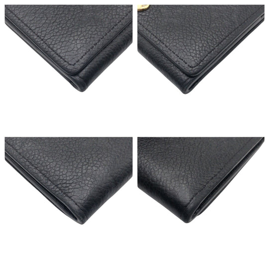 LOUIS VUITTON Card Case M58456 leather Black black Monogram Unplant Anneveld Cult de Visit