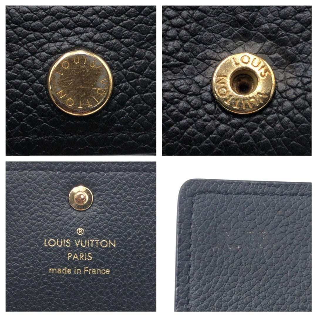 LOUIS VUITTON Card Case M58456 leather Black black Monogram Unplant Anneveld Cult de Visit