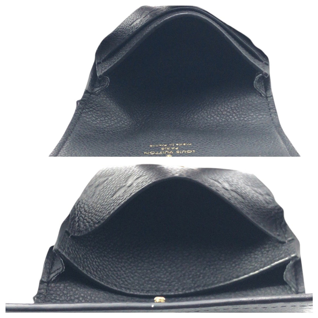 LOUIS VUITTON Card Case M58456 leather Black black Monogram Unplant Anneveld Cult de Visit
