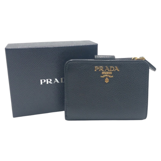 PRADA Bifold Wallet leather black