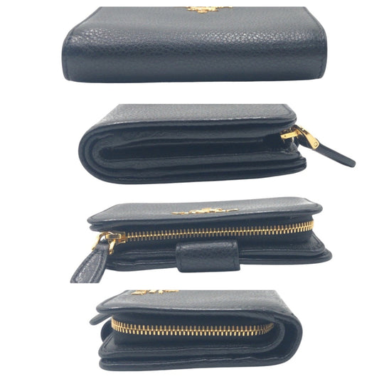 PRADA Bifold Wallet leather black