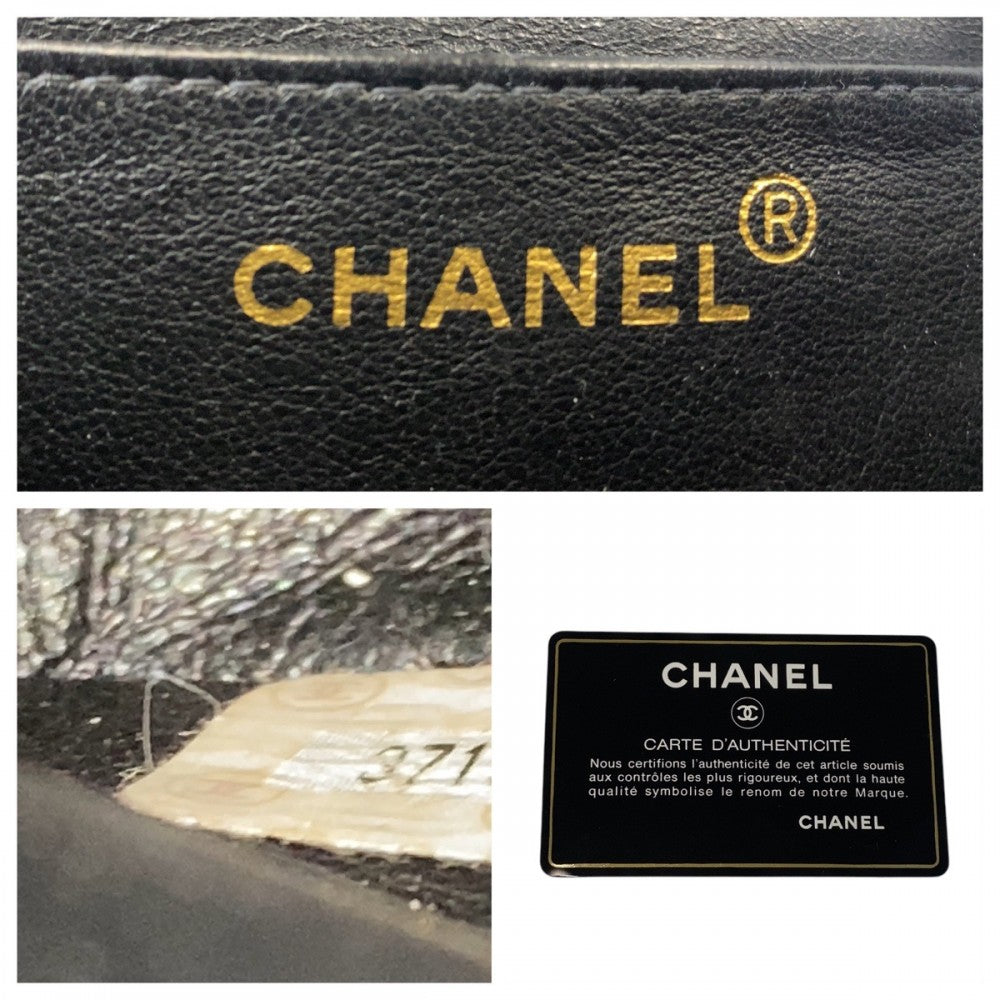 CHANEL Backpack Patent leather Black Gold Metal Backpack Backpack Matrasse COCO Mark Turnlock Women Used Authentic