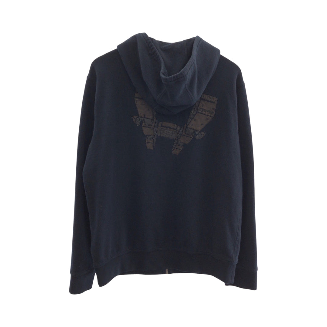 HERMES Hoodie cotton Navy XL