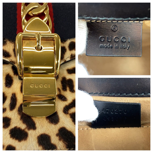 GUCCI Handbag 470270 Harako beige Sherry line Silvi