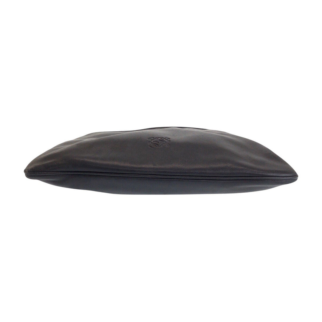 LOEWE Shoulder Bag leather black anagram
