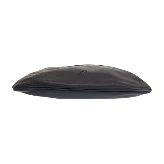 LOEWE Shoulder Bag leather black anagram