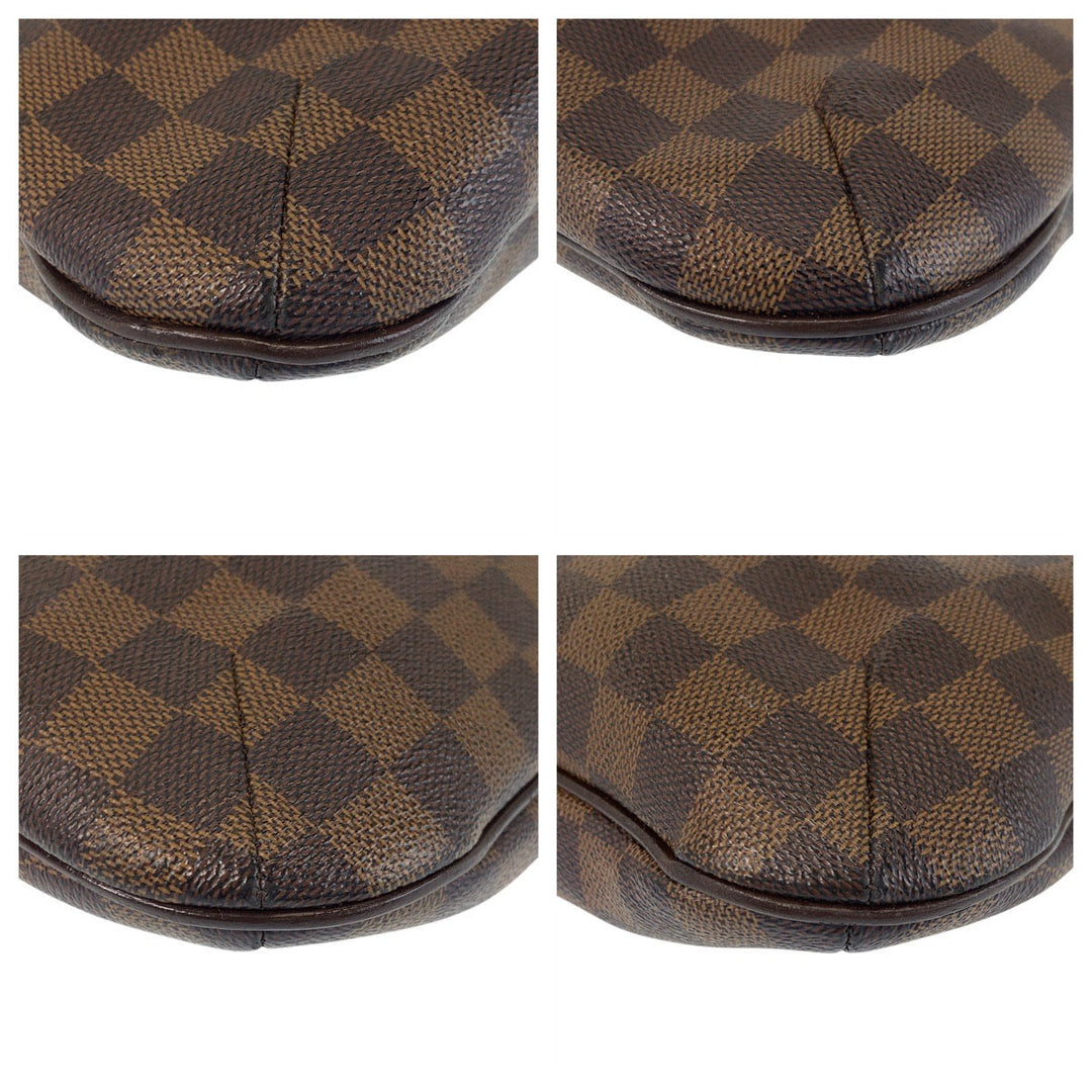 LOUIS VUITTON Shoulder Bag N42251 PVC Brown Damier Bloomsbury PM