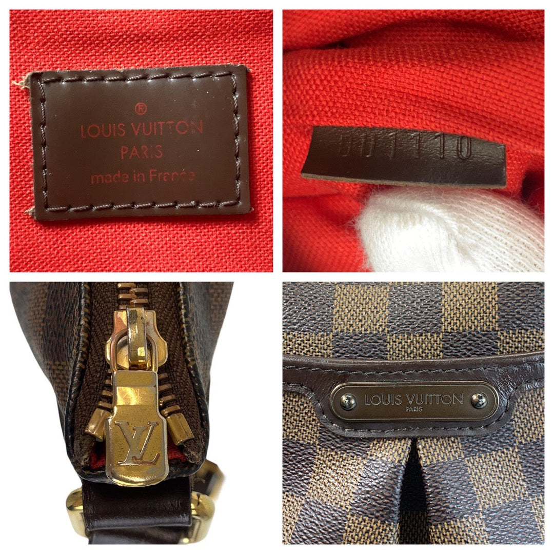 LOUIS VUITTON Shoulder Bag N42251 PVC Brown Damier Bloomsbury PM