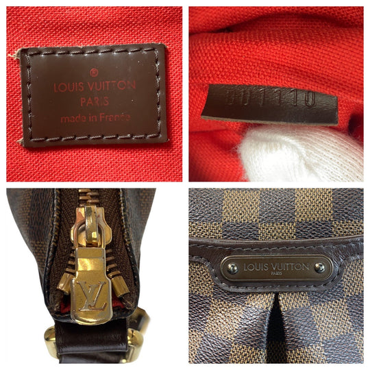 LOUIS VUITTON Shoulder Bag N42251 PVC Brown Damier Bloomsbury PM