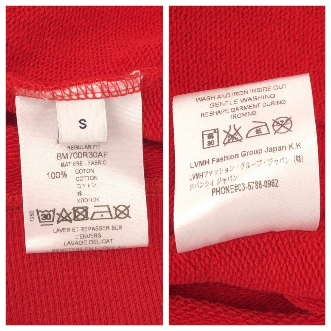 Givenchy Hoodie BM700R30AF cotton Red Vintage logo S