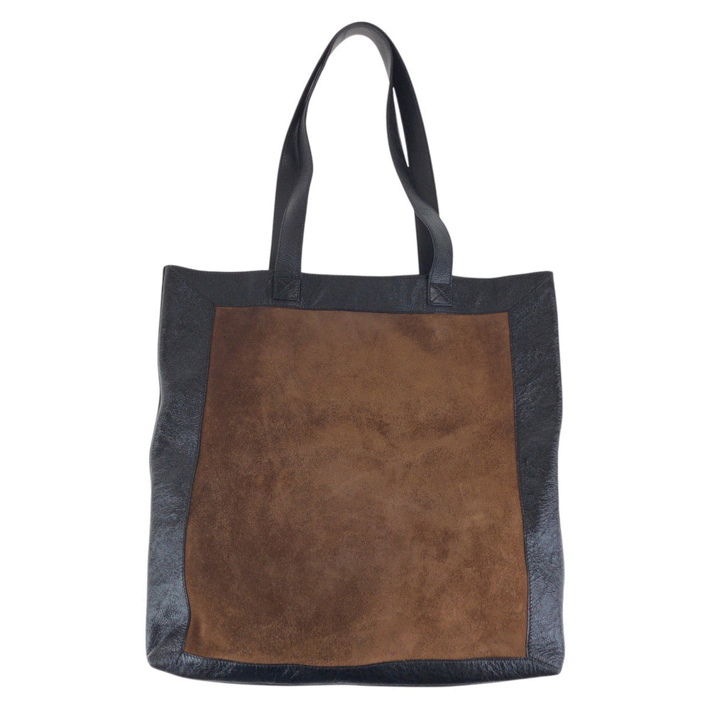 GUCCI Tote Bag 519335 Suede Brown Interlocking