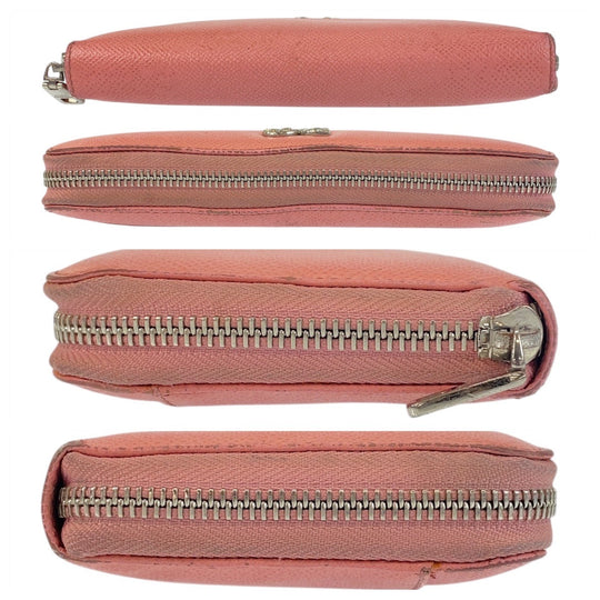 DOLCE&GABBANA Long Wallet Purse leather pink