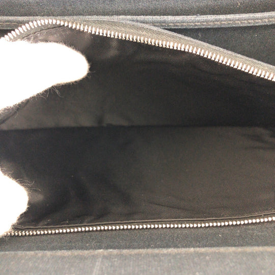 HERMES Tote Bag canvas black Kavac Elan PM
