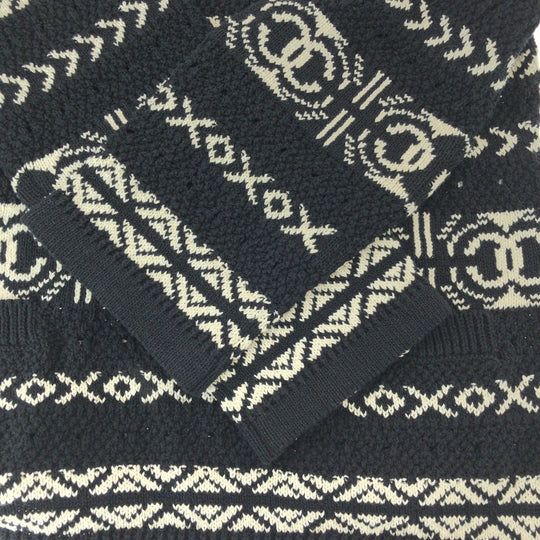 CHANEL knit P63046K48844 paper black 2020 36
