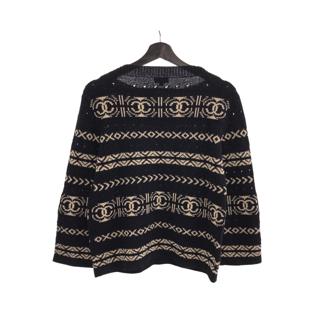 CHANEL knit P63046K48844 paper black 2020 36