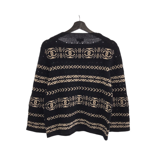 CHANEL knit P63046K48844 paper black 2020 36