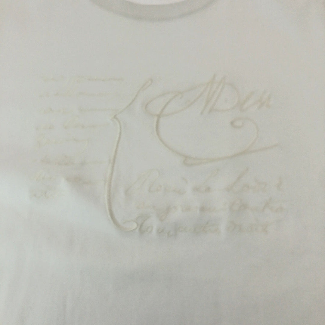 Berluti Short sleeve T-shirt R27JRS135JAEK cotton white S