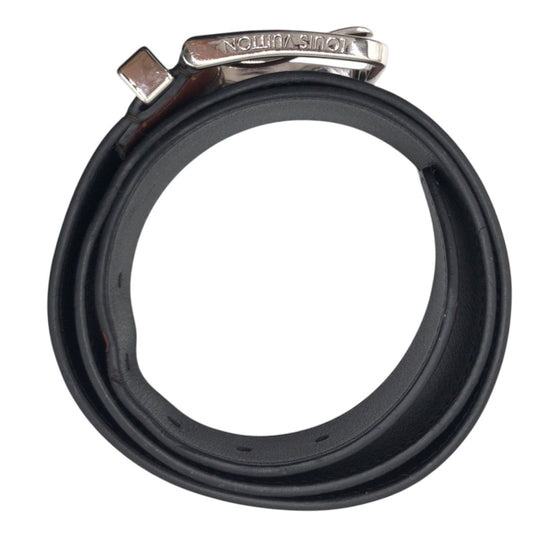 LOUIS VUITTON belt M0092 leather Brown Sainteur Pont Neuf