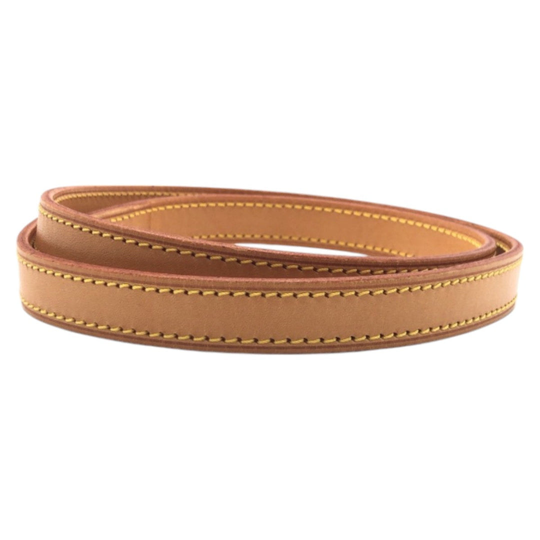 LOUIS VUITTON Shoulder strap leather Brown