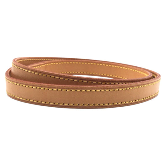 LOUIS VUITTON Shoulder strap leather Brown