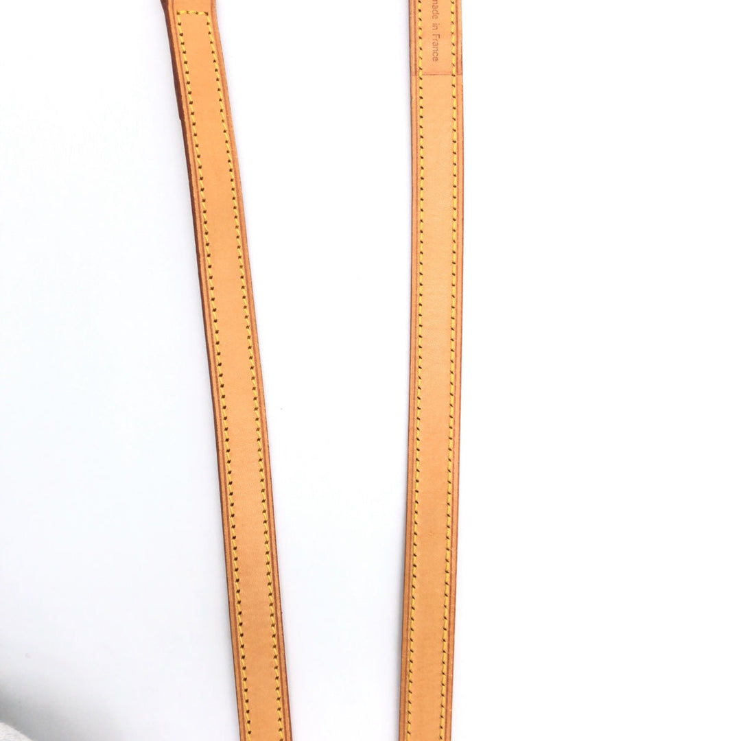 LOUIS VUITTON Shoulder strap leather Brown