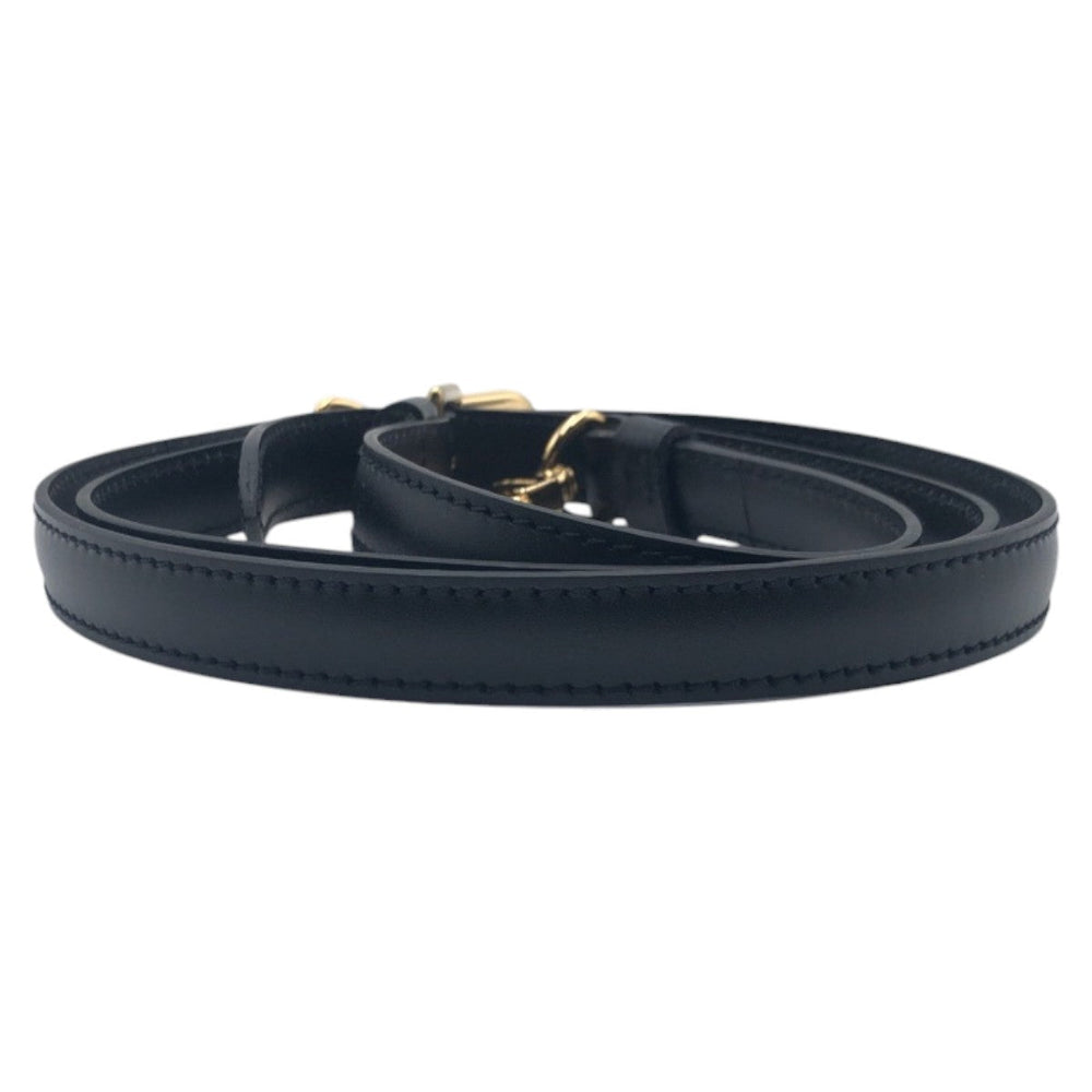 LOUIS VUITTON Shoulder strap leather black