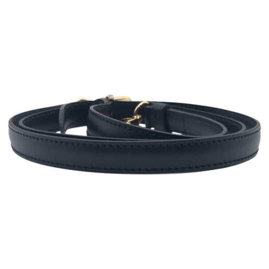 LOUIS VUITTON Shoulder strap leather black