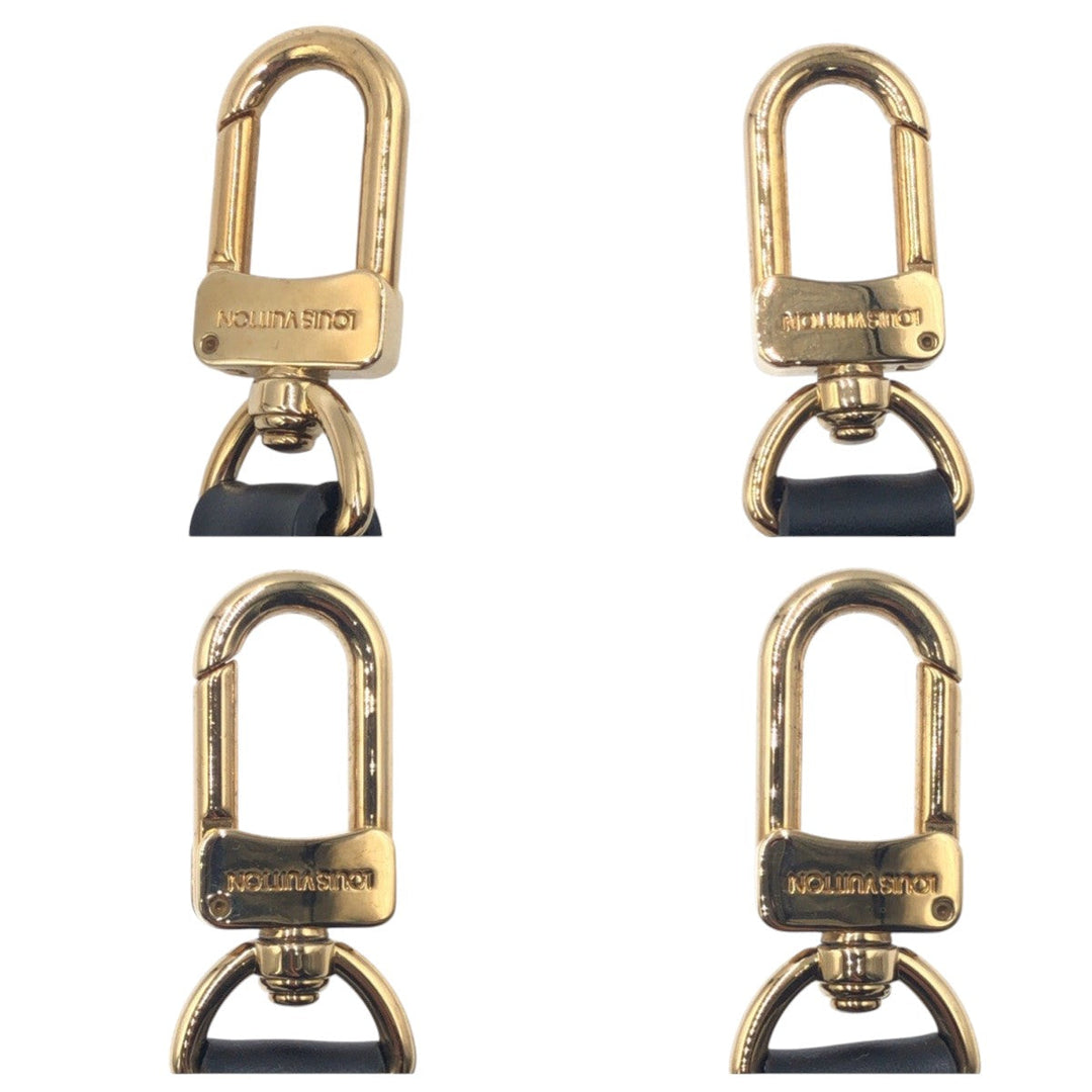LOUIS VUITTON Shoulder strap leather black