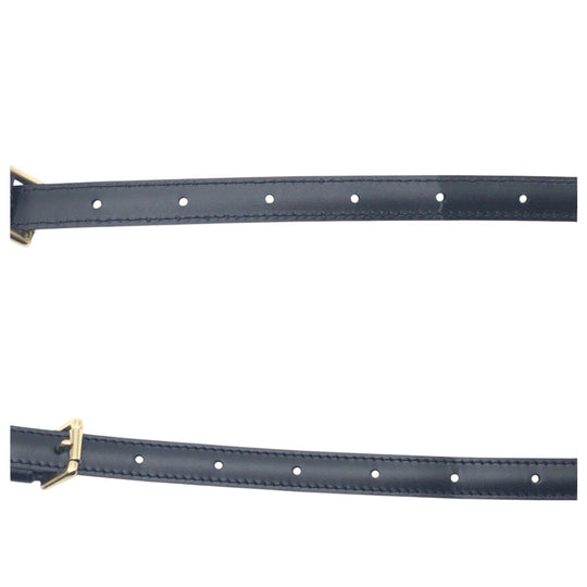 LOUIS VUITTON Shoulder strap leather black