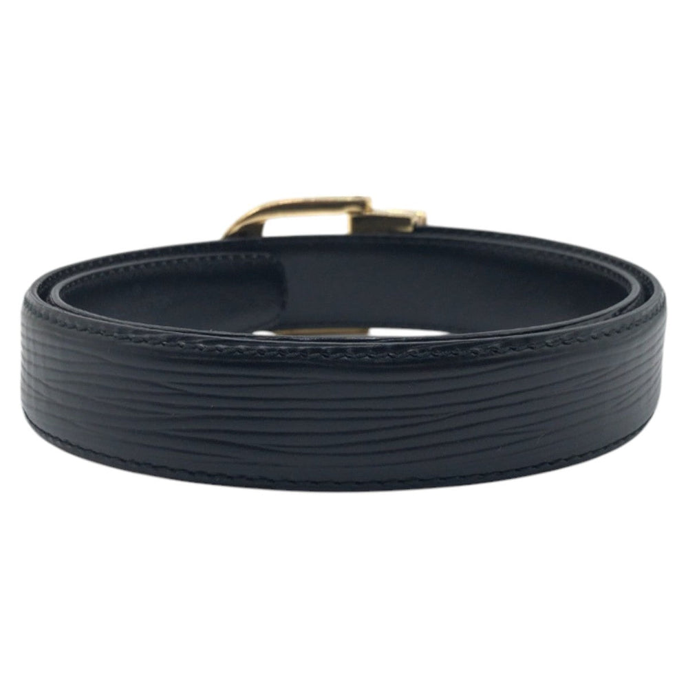 LOUIS VUITTON belt Epi Leather black Epi Saintur