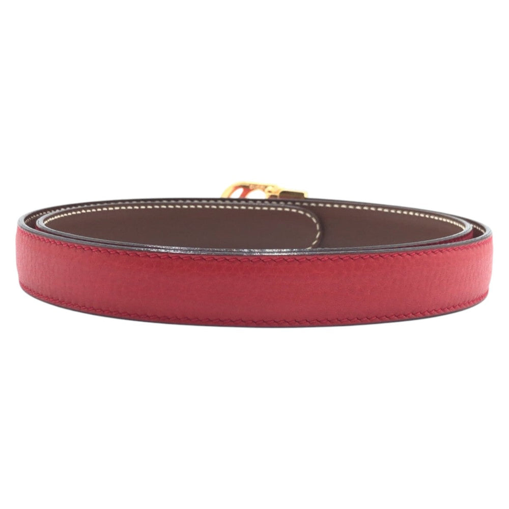 GUCCI belt leather Red GG logo