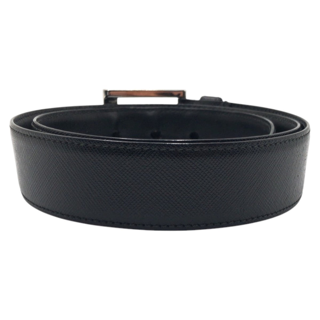PRADA belt 2C 4099 leather black 32|80