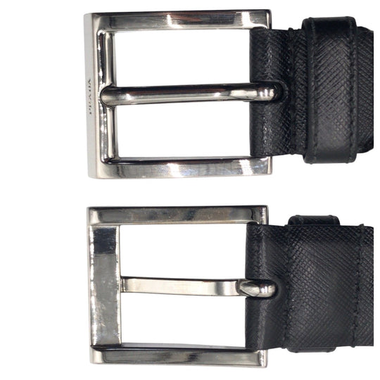 PRADA belt 2C 4099 leather black 32|80