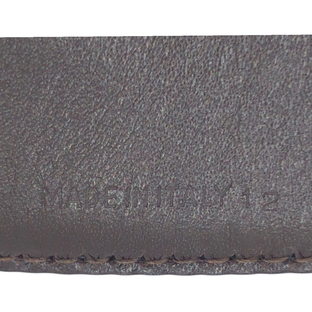 Dunhill belt leather black black gold