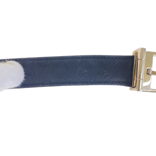 BVLGARI belt canvas black Logo mania
