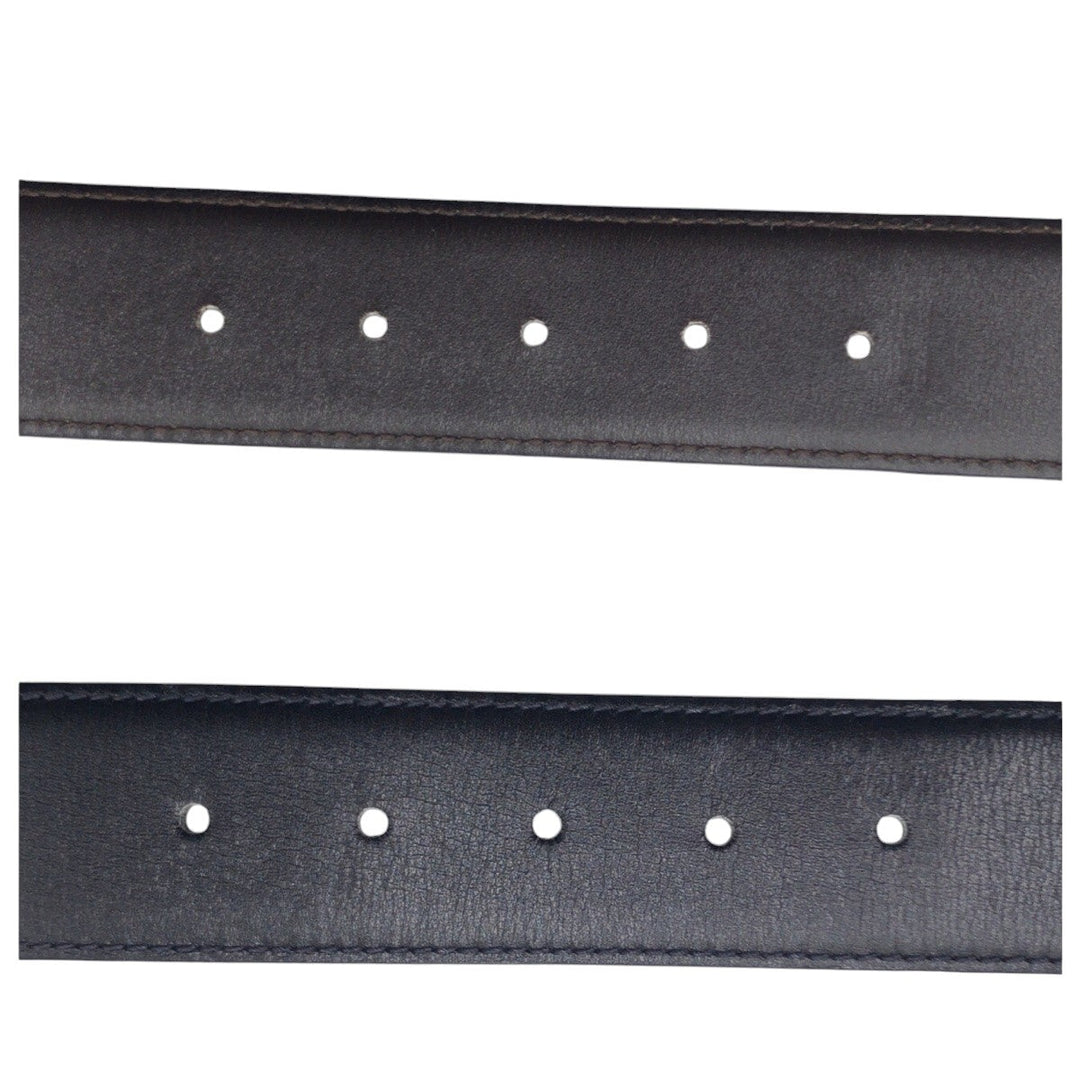 CELINE belt leather black Hose carriage
