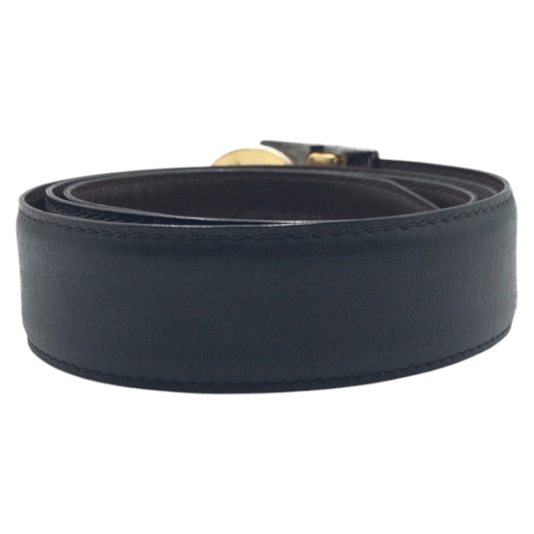 Christian Dior belt D9285 leather black