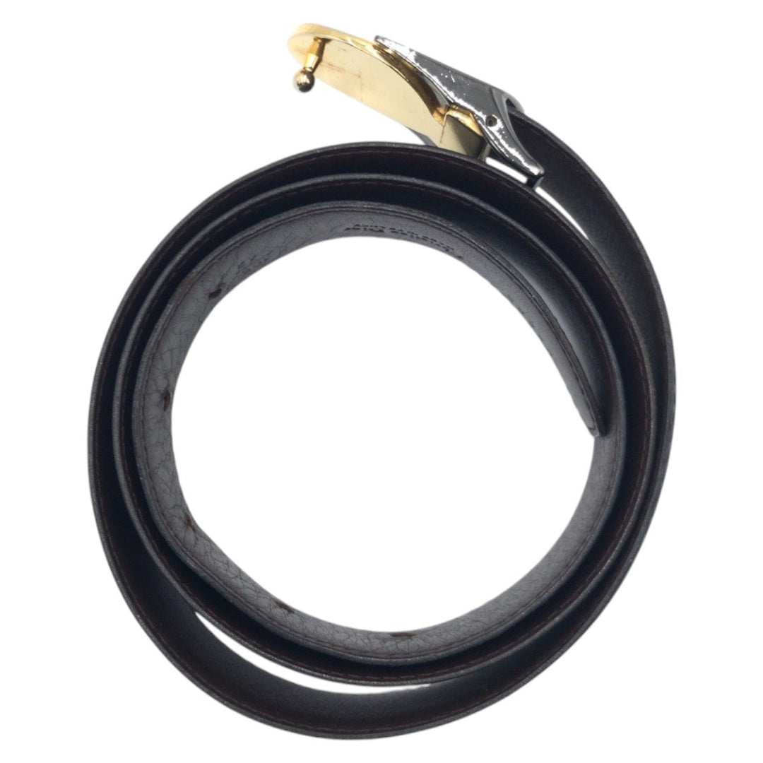 Christian Dior belt D9285 leather black