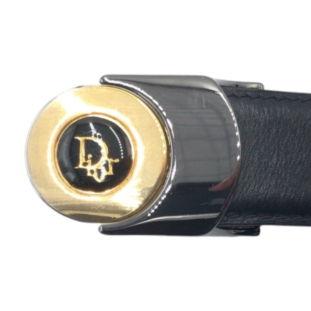 Christian Dior belt D9285 leather black