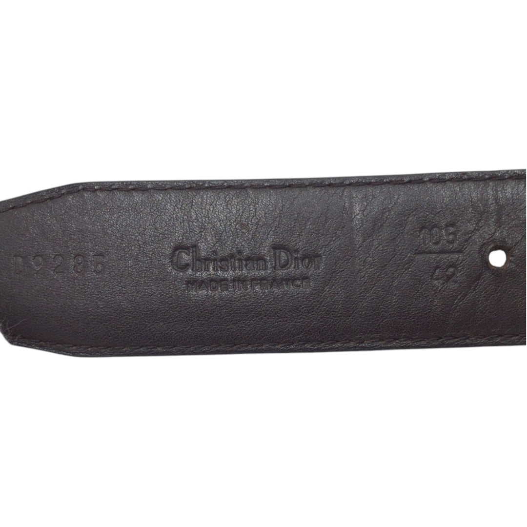 Christian Dior belt D9285 leather black