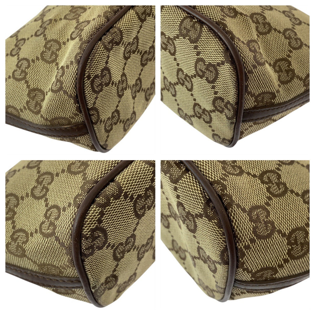 GUCCI Handbag 07198 GG canvas Beige brown
