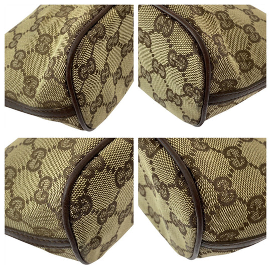 GUCCI Handbag 07198 GG canvas Beige brown