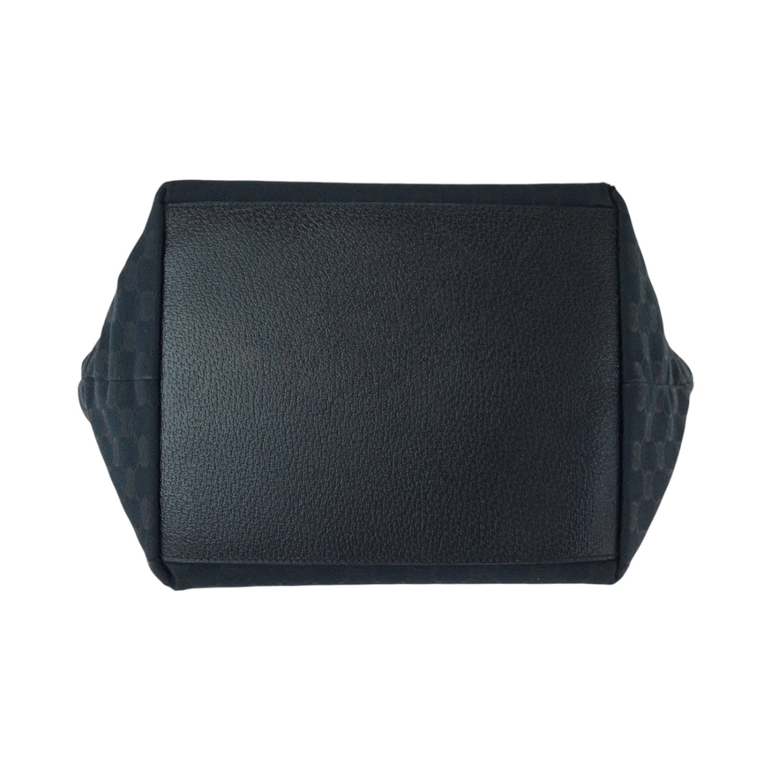 GUCCI Tote Bag 131230 GG canvas black Sherry line