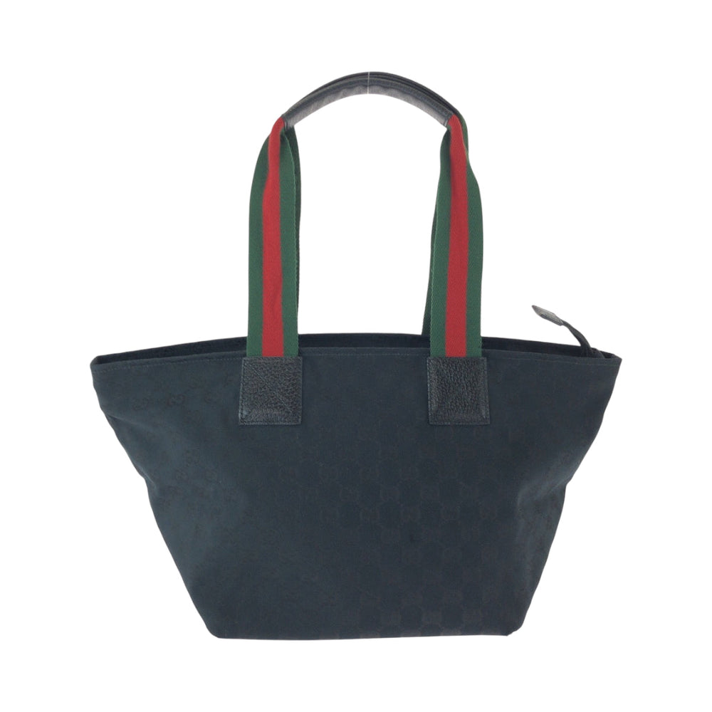 GUCCI Tote Bag 131230 GG canvas black Sherry line