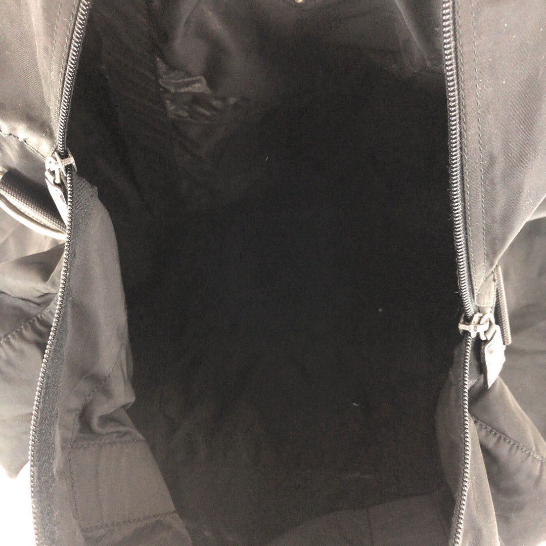 PRADA Boston Duffel bag Nylon black Test Triangle With logo