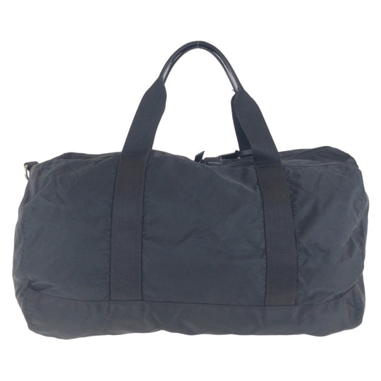 PRADA Boston Duffel bag Nylon black Test Triangle With logo