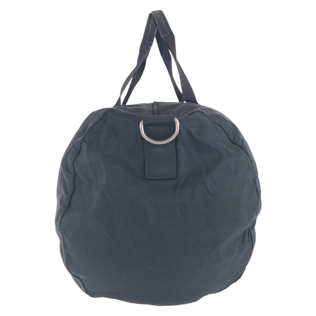 PRADA Boston Duffel bag Nylon black Test Triangle With logo