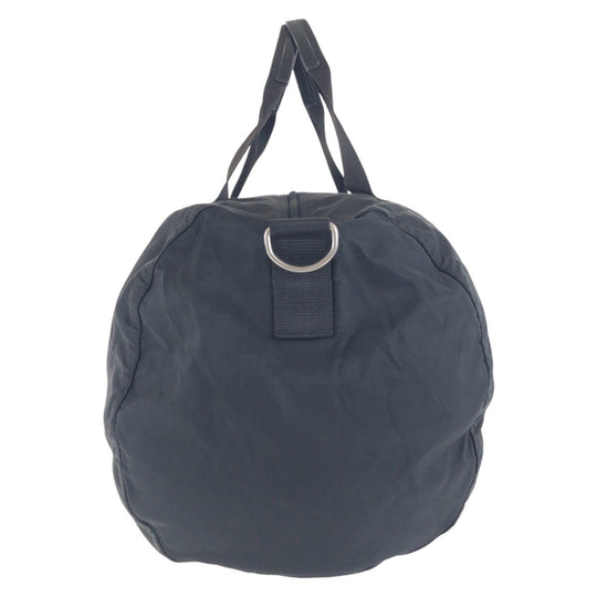 PRADA Boston Duffel bag Nylon black Test Triangle With logo