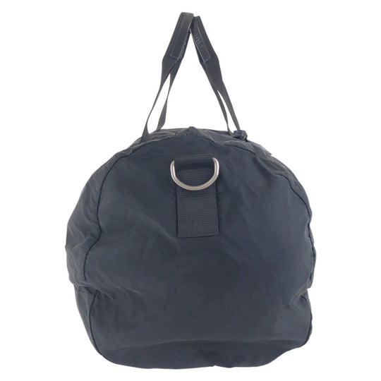 PRADA Boston Duffel bag Nylon black Test Triangle With logo