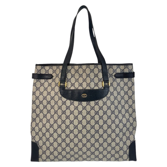 GUCCI Tote Bag 39 02 061 GG Supreme Canvas gray Old Gucci